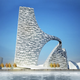 Illustration for article titled Architect Bitchfight: Which Crazy Mega Bridge Tower Will Dominate?
